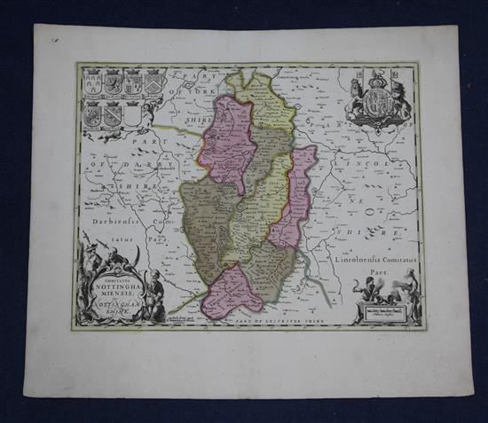 A collection of seven unframed engraved maps:-